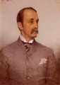 Retrato de Josiah Caldwell pintor victoriano Anthony Frederick Augustus Sandys